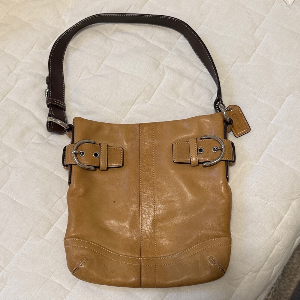 Coach Brown Leather Shoulder Bag